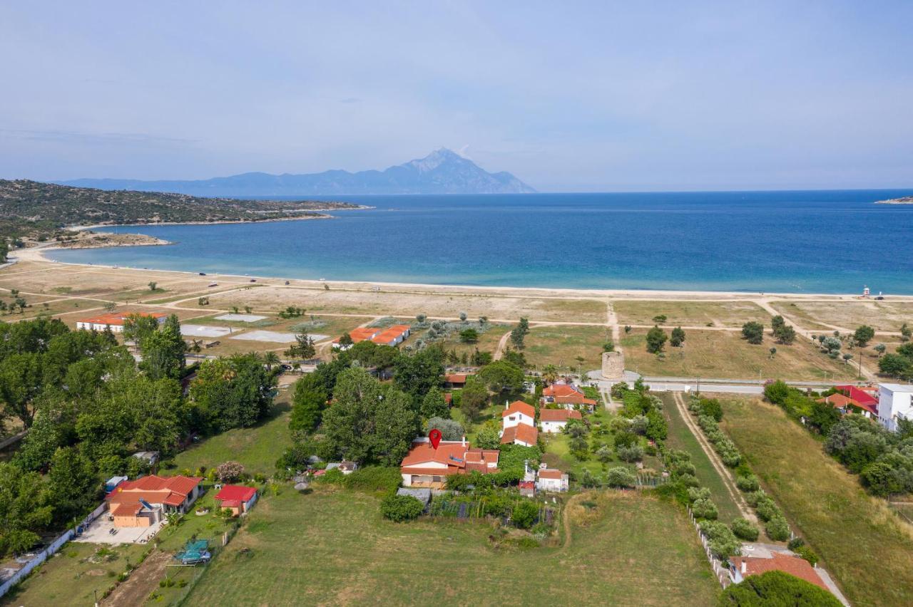 Villa Menie - Golden Fig Sykia Lodge Paralia Sikias Eksteriør bilde